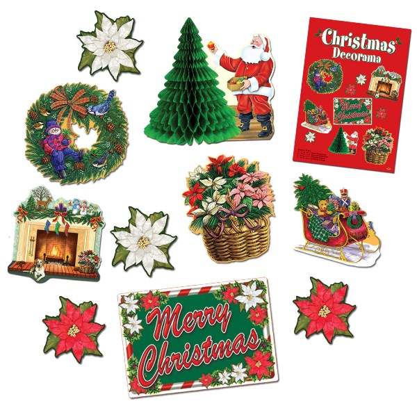 Christmas Decoration Pack  Party Supplies from Novelties Direct